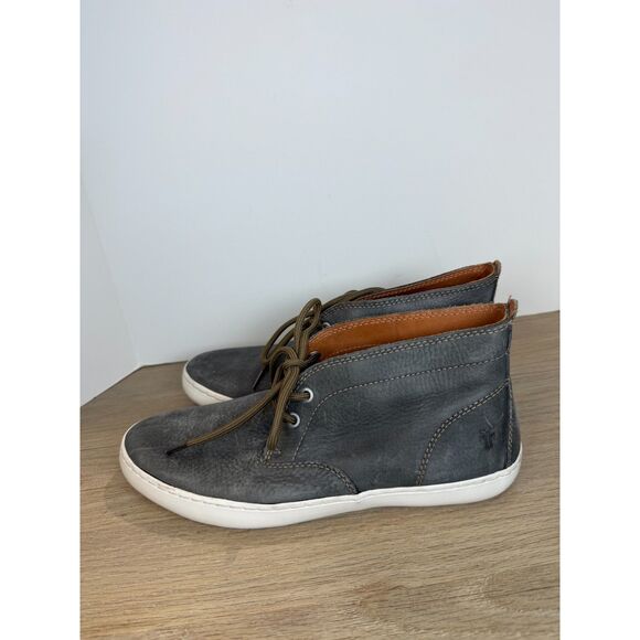 Frye Norfolk Chukka Boots Gray Leather Men’s Size 9 Casual Dress main image 6